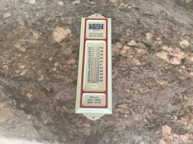 Rehrer & Zuber Metal Thermometer Pottstown, PA