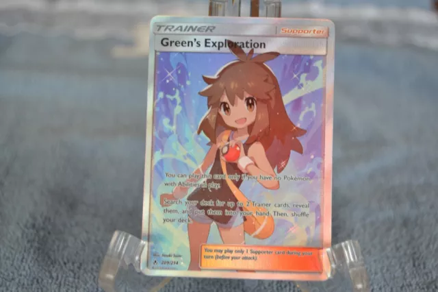 Green's Exploration Unbroken Bonds 209/214 Holo Full Art Ultra Rare Pokemon N/NM