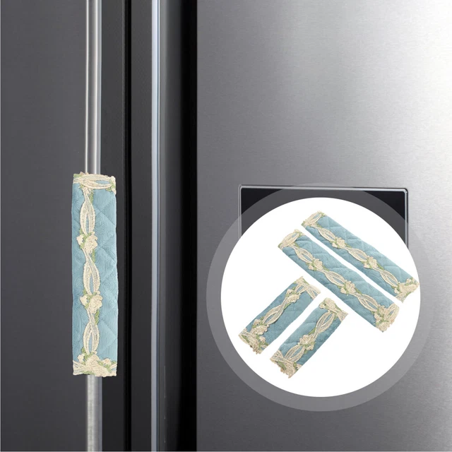 4 pz guanti per maniglie frigorifero decorazioni doppia porta lavastoviglie