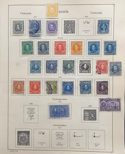 Südamerika (2) Briefmarken Sammlung, SEHR GUT, Southern America stamp collection