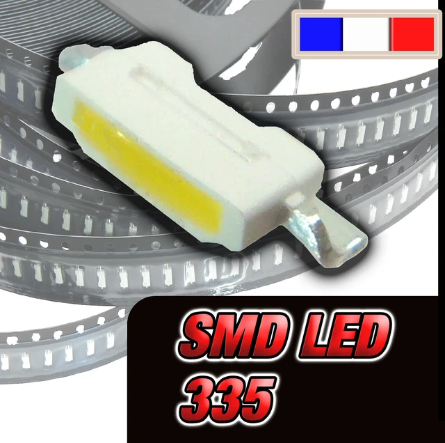 Micro Led Lot De 25 LED CMS Blanc Chaud PLCC2 3528 - 2400mcd, Composant Électronique Neuf Mosaic Legrand - Foto 2