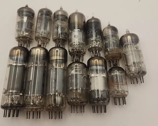 Collection of Vintage Radio/Audio/TV Vacuum Tubes Valves Job Lot #6