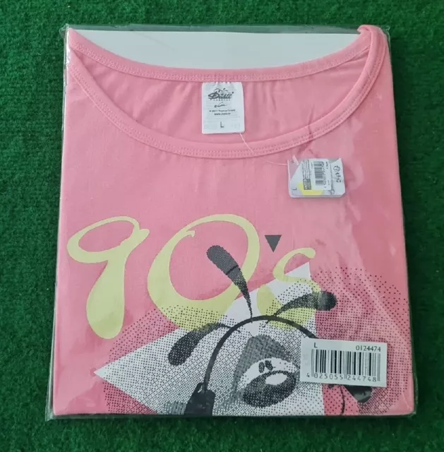 Diddl Forever T-Shirt "Rosa" mit Druck Neu *OVP* Damen Gr. L Diddlmaus 2017