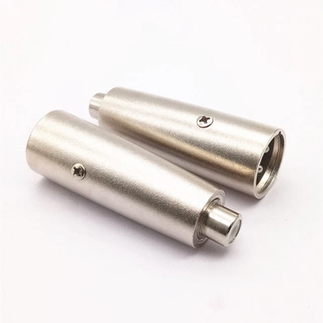 Adaptateurs audio jack 3 broches XLR amplificateurs audio mâles métal tout mé
