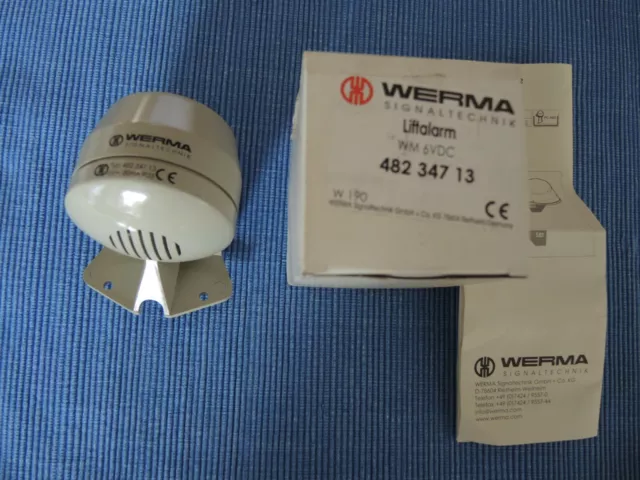 Werma Summer WM Liftalarm Dauerton 48234713 IP33 WM 6VDCSummer W190