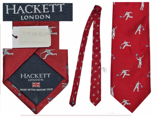 HACKETT Hombre Corbata 100% Seda Hecha A Mano HASTA - 80% HA02 T0P