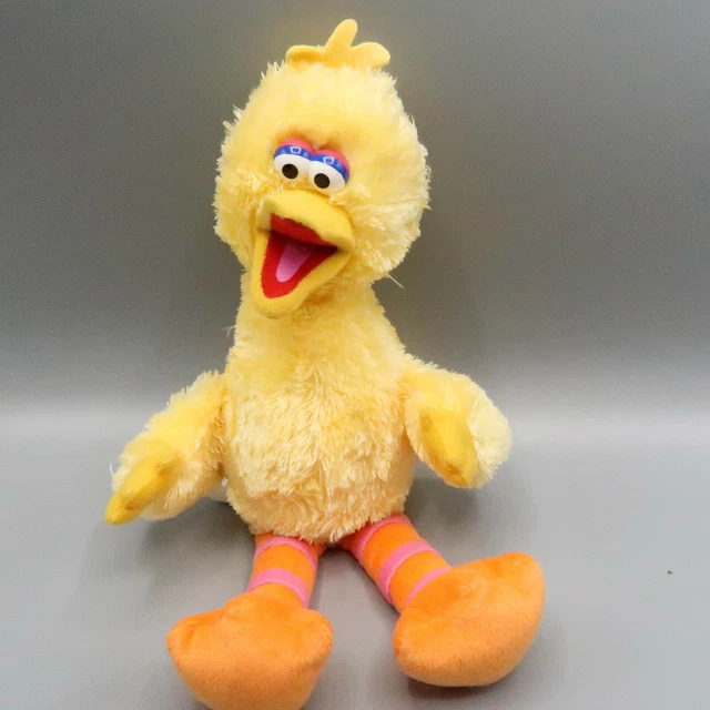 SESAME STREET LIVE Big Bird Plush 12" Stuffed Animal Toy Yellow Soft 9