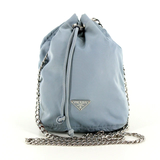 PRADA VINTAGE NYLON Bucket Tessuto Vela Pouch Messenger Crossbody