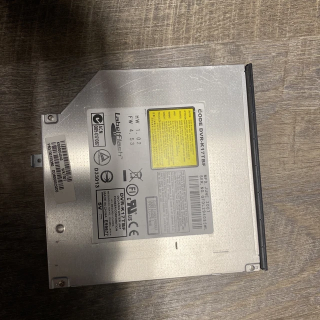 Toshiba A215 A205 DVD-RW DVR-K17TBF Labelflash Burner Condition Unknown