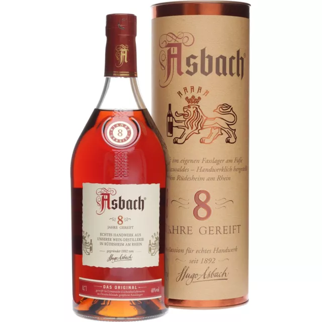 Asbach Privatbrand 8 Jahre New Edition 0,7 Liter 40 % Vol.