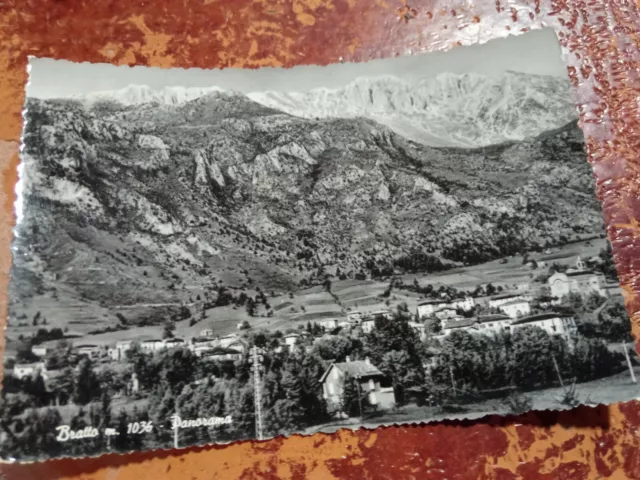 Cartolina Bratto m.1956  1036 Panorama viaggiata Clusone Canova