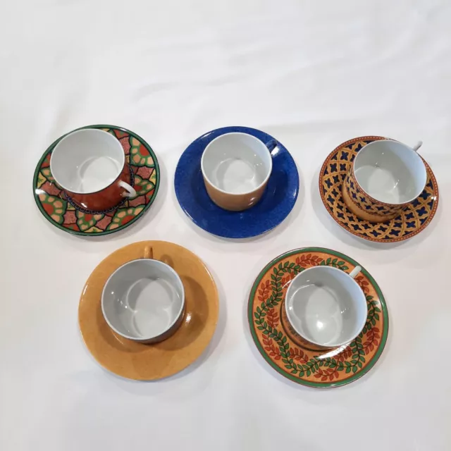 Laure Japy Paris France Cup & Saucer 10 piece Collection Porcelain Laure Japy Paris France Cup & Saucer 10 piece Collection Porcelain
