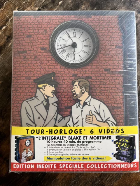 Les aventures de Blake et Mortimer l’intégral en Coffret Neuf 1997 Avec Horloge