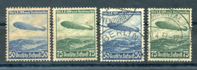 876539) DR Nr. 606-607 ungebraucht, Flugpost, Zeppelin Hindenburg, ca. 52,-