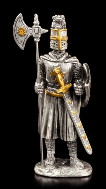 ÉTAIN CHEVALIER FIGURINE Debout Avec Épée - De L'Étain - Veronese EUR 55,37 - FR