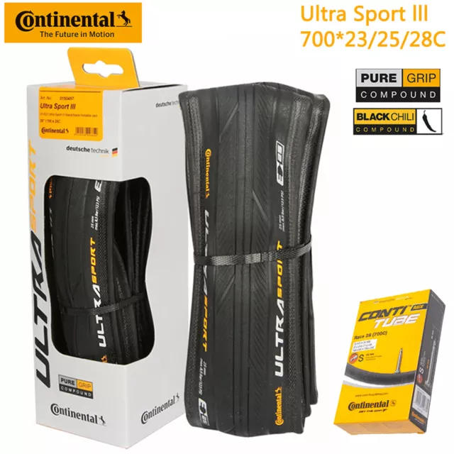 ​Continental Ultra Sport III Race Road Bike Tire 700×23/25/28C Folding Tire Tyre