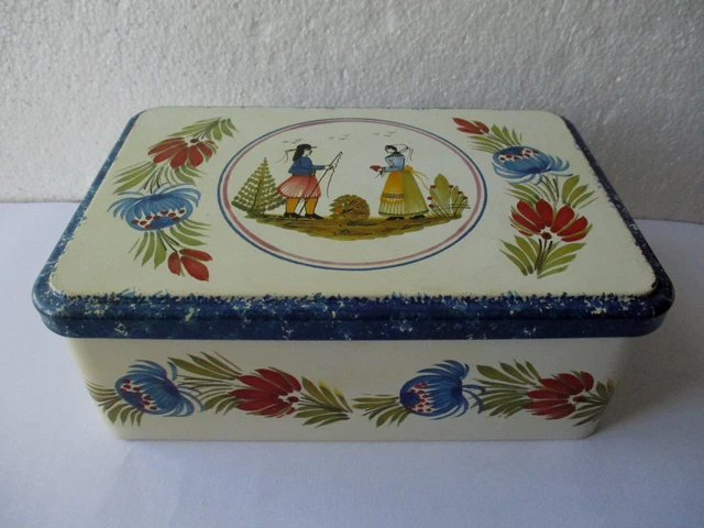 Boîte métal ronde Biscuits LU from France Boîte métal ronde Biscuits LU from France