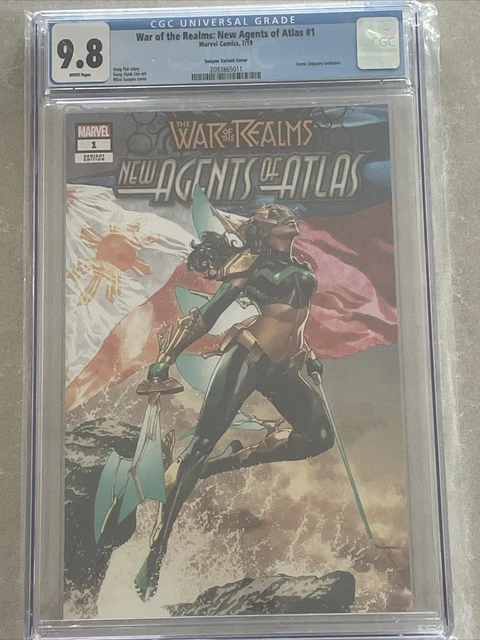 War of the Realms New Agents of Atlas #1 Suayan Odyssey CGC 9.8 2019