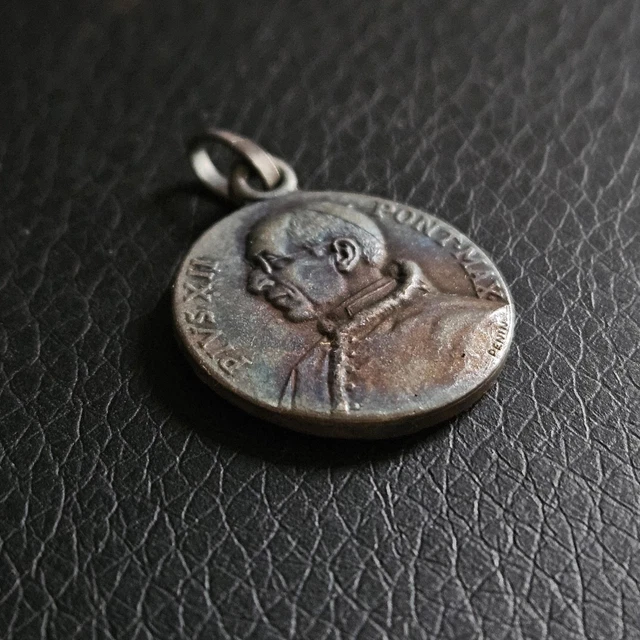 ANCIENNE MÉDAILLE RELIGIEUSE Leon XIII 1900 ref AP181/5 EUR 12,00 - FR