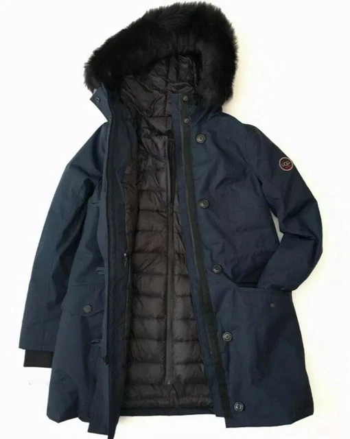 UGG NAVY ADIRONDACK 3 In 1 Puffer Down Toscana Hooded Parka Women