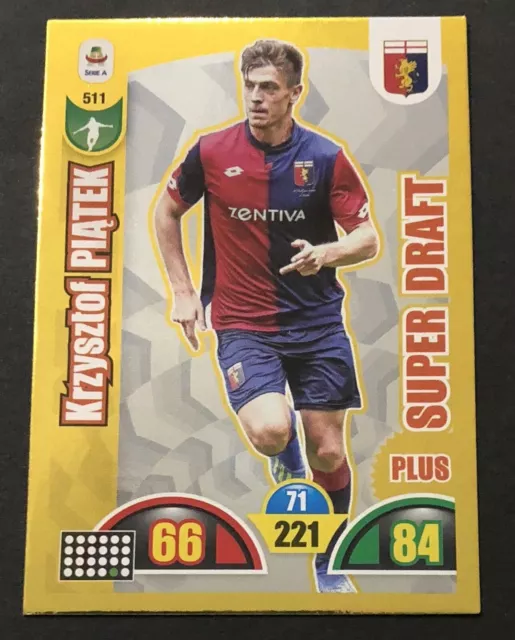 N.511 Plus Krzysztof Piatek Genoa Superdraft - Adrenalyn Xl Calciatori 2018 19