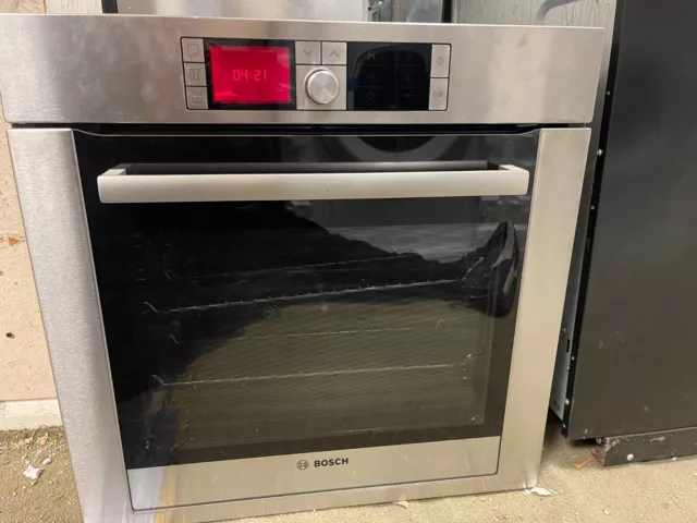 Bosch HBG78R950B Built in Logixx Single Oven in Ex Display Stainless Steel