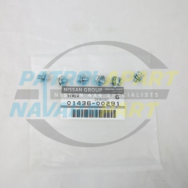 GENUINE NISSAN PATROL GQ GU Fuel Sender Bolt Set (0143600291SET) EUR 22