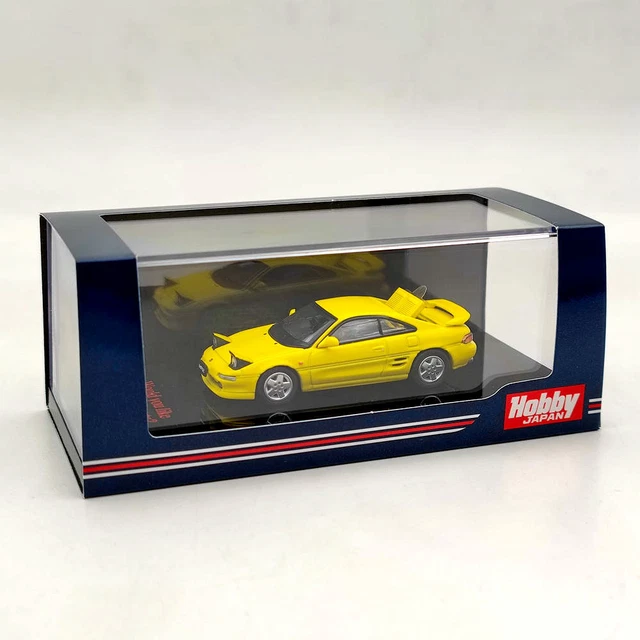 HOBBY JAPAN 1/64 TOYOTA MR2 SW20 GT-S Open Headlights 1996 Yellow  HJ641045HY EUR 27,54 PicClick FR