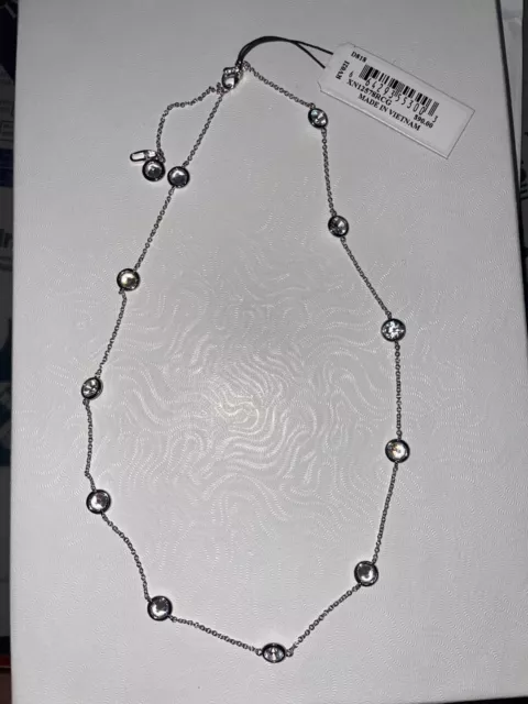 Adriana Orsini / Nadri Cubic Zirconia Station Necklace