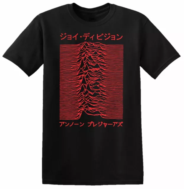 JOY DIVISION Unknown Pleasures T-Shirt Japanese Factory Records Men Women Red
