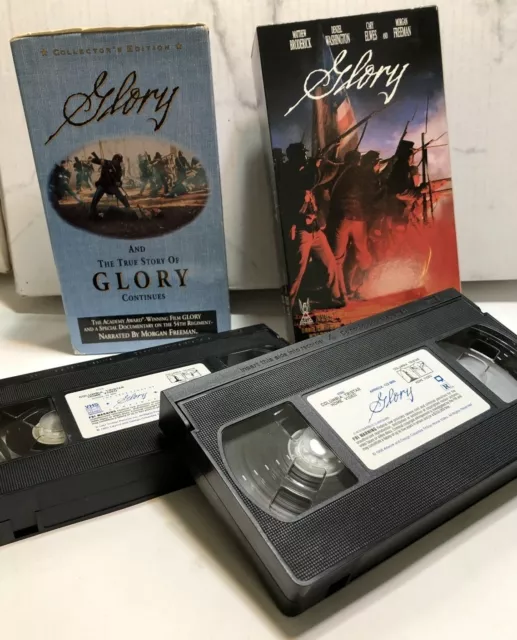 Glory & The True Story of Glory Continues VHS 1991 Collector’s Edition Box Set