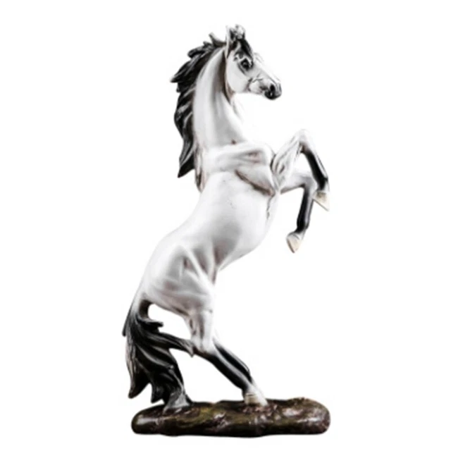 Statua di cavalli al galoppo per abitazione figura di cavallo moderna scultura ufficio 5437
