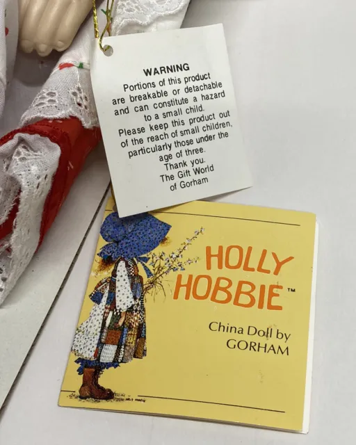 Holly Hobbie Sweet Valentine Gorham Porcelain 16” Doll / Fondest Memories Series 4