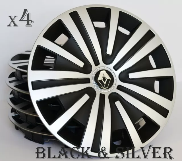 4x15" RENAULT CLIO,KANGOO,LAGUNA,MODUS, FINITURE RUOTE, COPRIMOZZO, modello GL93