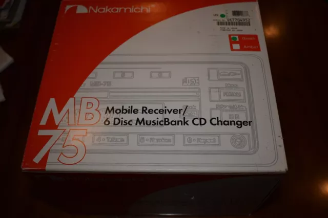 Nakamichi MB75 Mobile Receiver-6 Disc InDash CD Changer (2000-01 Qvale Mangusta)