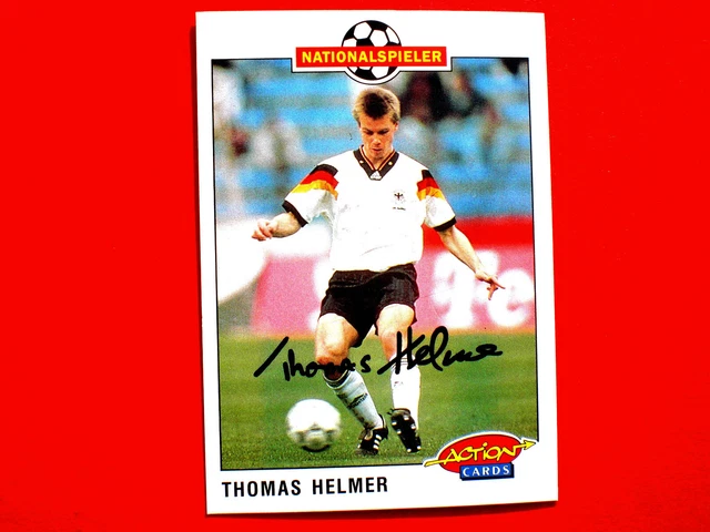 Carte Autographe Originale Thomas Helmer – DFB 1992 – Signée (occasion)