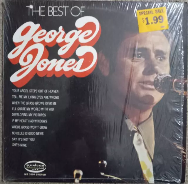 George Jones: The Best Of George Jones Vinyl LP Musicor MS-3191 Stereo EX