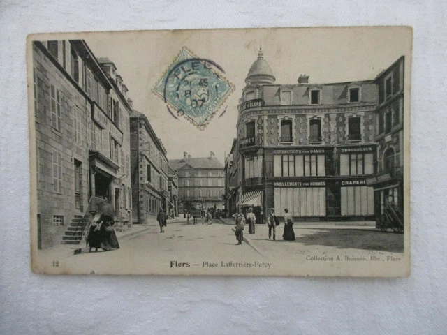 Cpa Orne 61 Flers Place Lafferriere Percy
