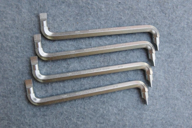 Pratt-Read USA 54613 Flat Tip Offset Screwdriver Slotted Cross 5/16" Lot 4 New