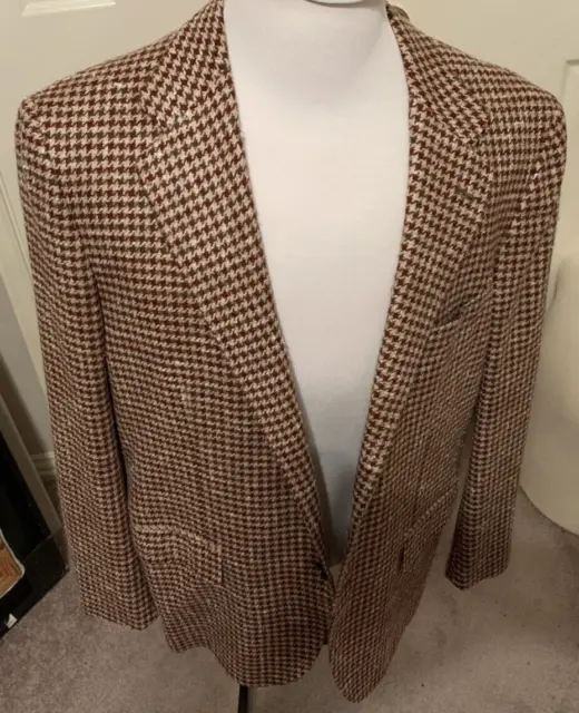 $7570 KITON  Cashmere/silk sport coat hand made in Italy  US 46 R EU 56