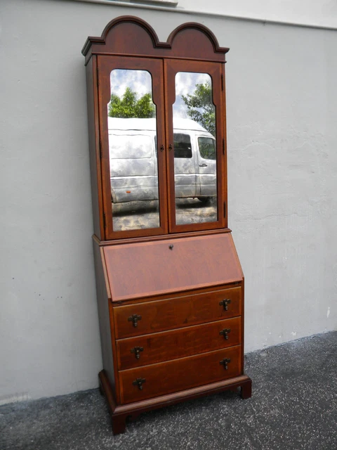 Hollywood Regency Mid Century Tall Secretary Desk by Thomasville 5541 Hollywood Regency Mid Century Tall Secretary Desk by Thomasville 5541
