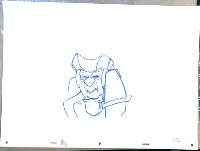 Atlantis 2001 Packard Walt Disney Production Animation Cel Drawing 112