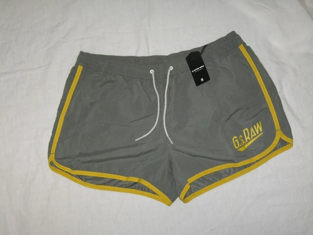 BNWT G STAR RAW Mens Short Dend Swim Shorts Orphus Grey 36