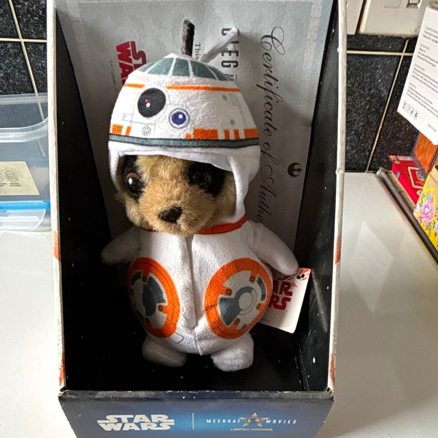 MEERKAT MOVIES STAR Wars Oleg as BB-8 Limited Edition Small Plush Soft ...