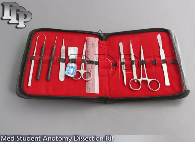 Med Student Anatomy Dissection Kit - 21 Pieces Medical Surgical Instruments