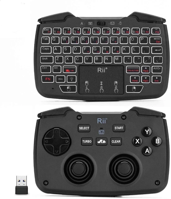 Backlit Versionrii RK707 3 in 1 Multifunctional 2.4Ghz Wireless Portable Game TV