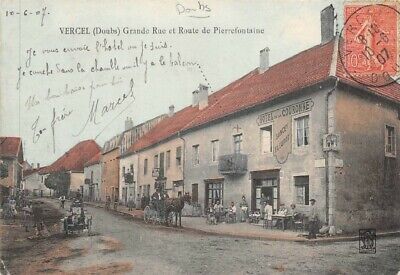 VERCEL - Grande Rue et Route de Pierrefontaine  (Doubs)
