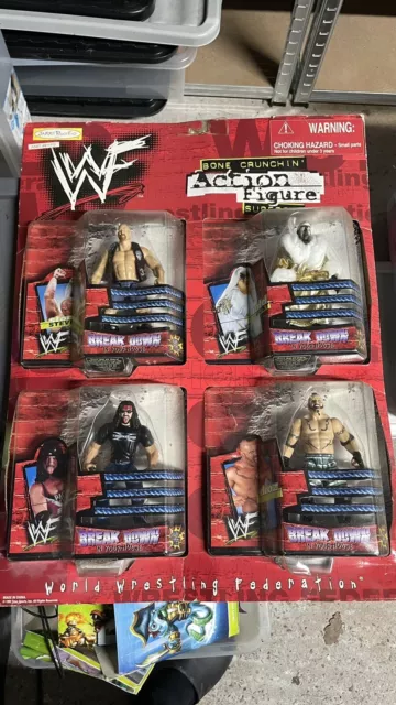 Wwf WWE jakks pacific break down in your house confezione da 4 goldust austin x pac