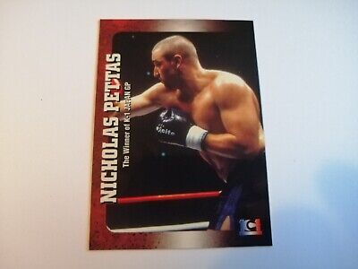 NICHOLAS PETTAS K-1 Kickboxing 2001 Trading Card UFC SEG MMA PRIDE RIZIN Topps