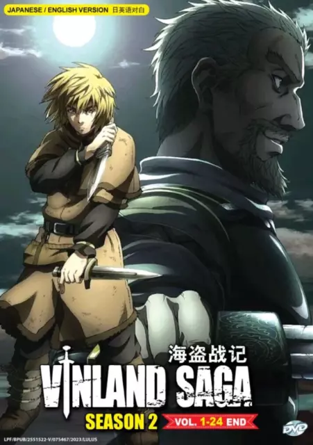 Vinland Saga' Season 2 is listed with a total of 24 episodes over 2 BD/DVD  volumes : r/anime